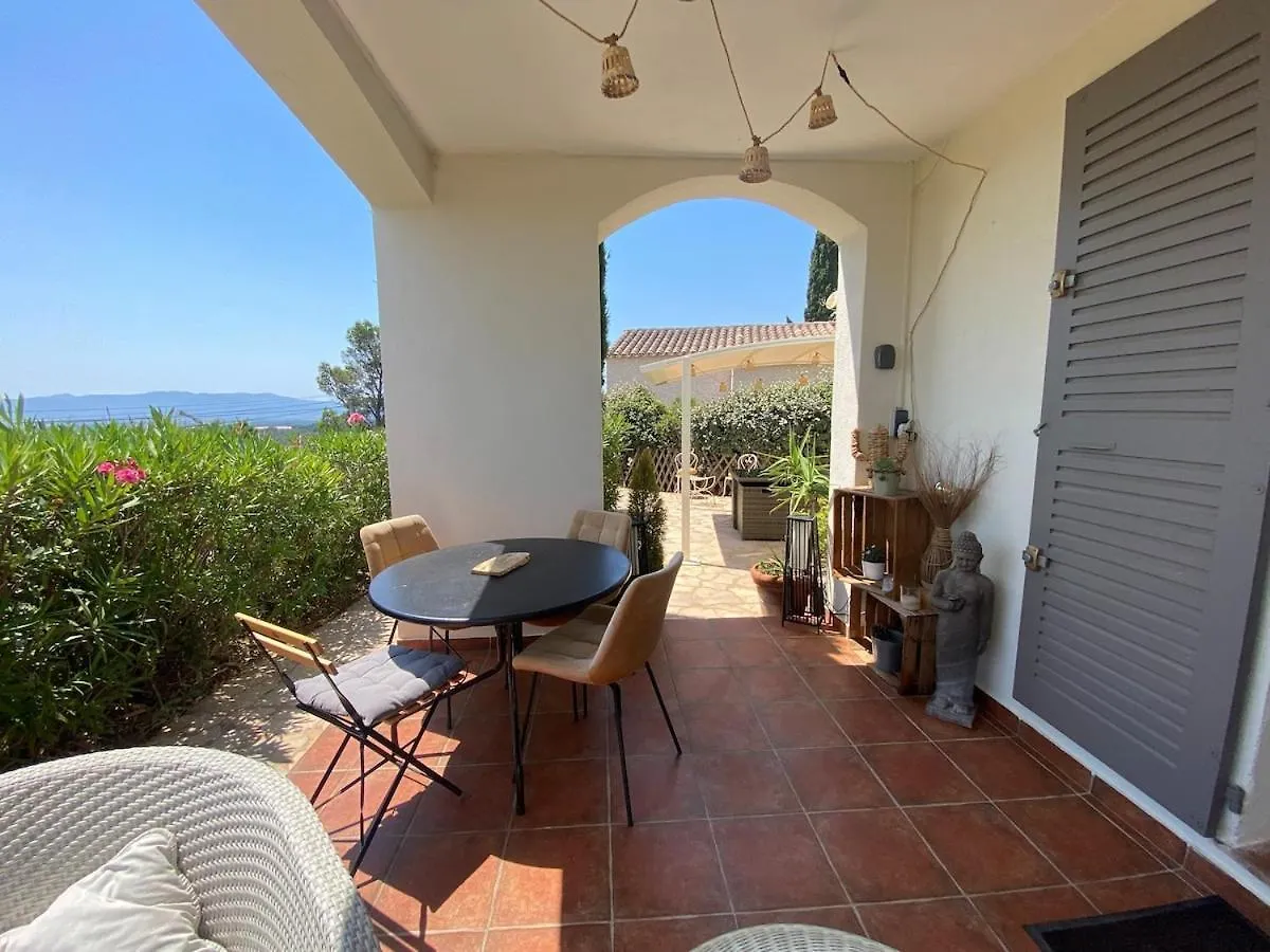 Maison Au Calme Dans Residence Privee Avec Piscine Vue Mer Frejus